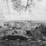 stávající stav - výhled na město